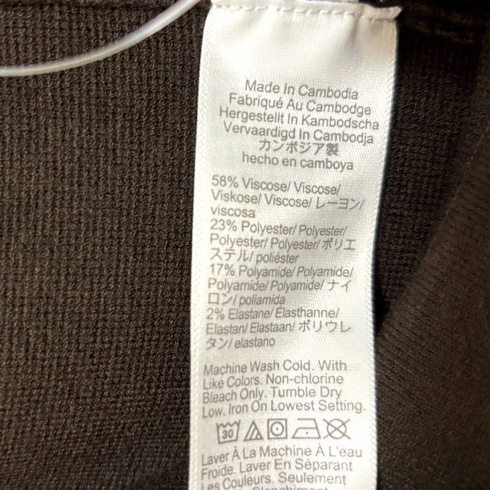 NWT J.Crew New Delaney Kickout Sweater Pant in Heather Chocolate - Picture 9 of 10